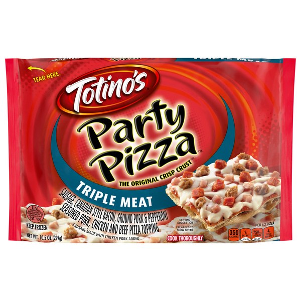 Totino's Triple Meat Party Pizza | 4 for $6.00