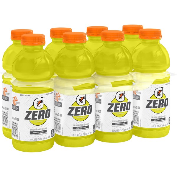 Gatorade G Zero Sugar Lemon Lime 8 Pack | $7.98 - $5.99