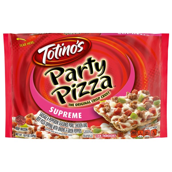 Totino's Supreme Party Pizza | 4 for $6.00