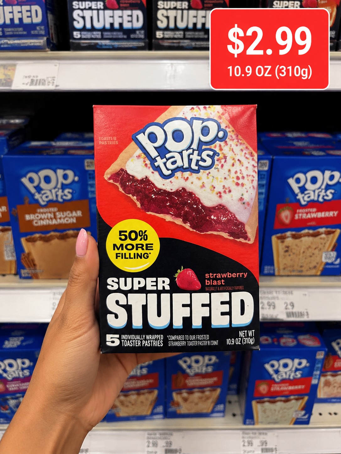 Pop-Tarts Super Stuffed Strawberry Blast