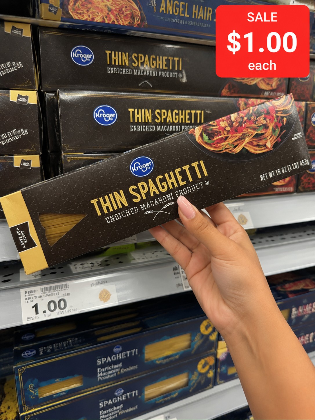 Kroger THIN SPAGHETTI ENRICHED MACARONI PRODUCT