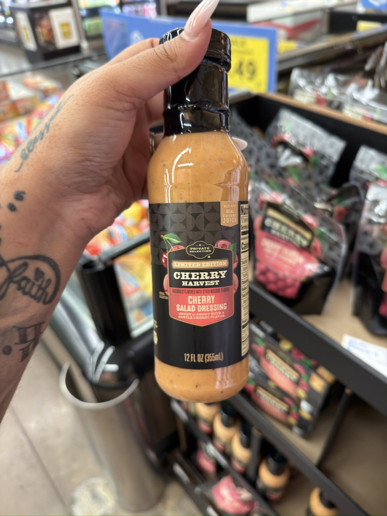 PRIVATE SELECTION CHERRY HARVEST CHERRY SALAD DRESSING