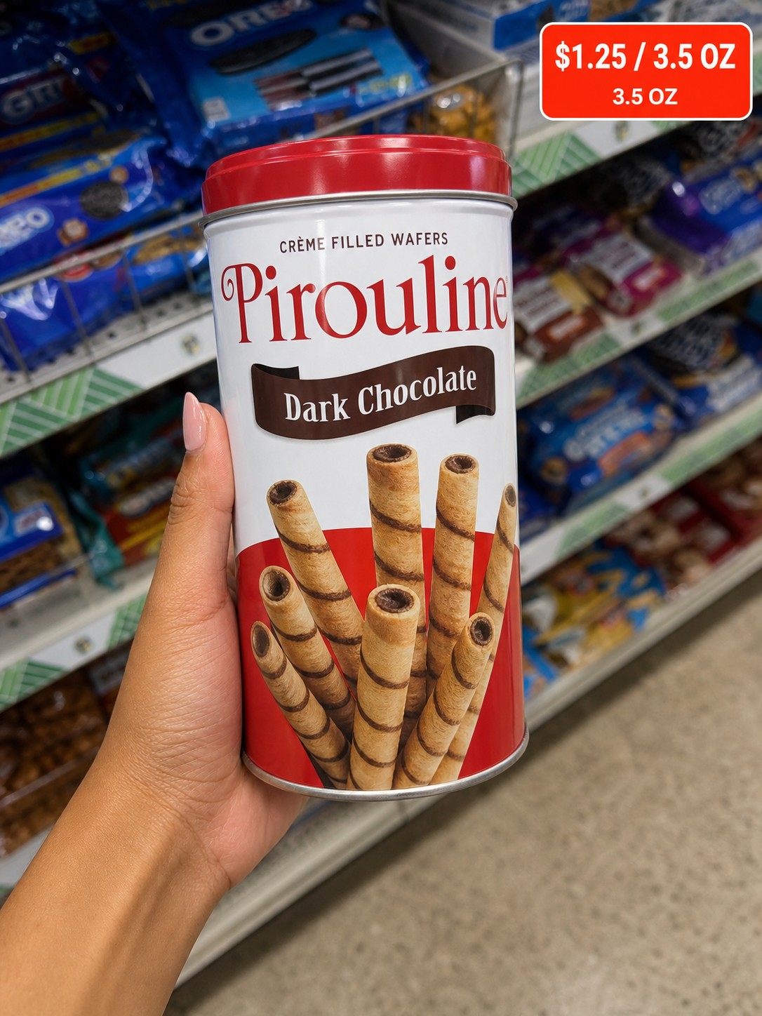 Pirouline CRÈME FILLED WAFERS Dark Chocolate