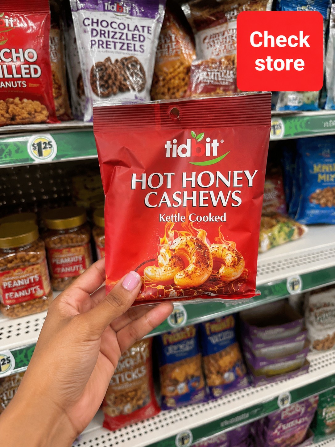 tidbit HOT HONEY CASHEWS