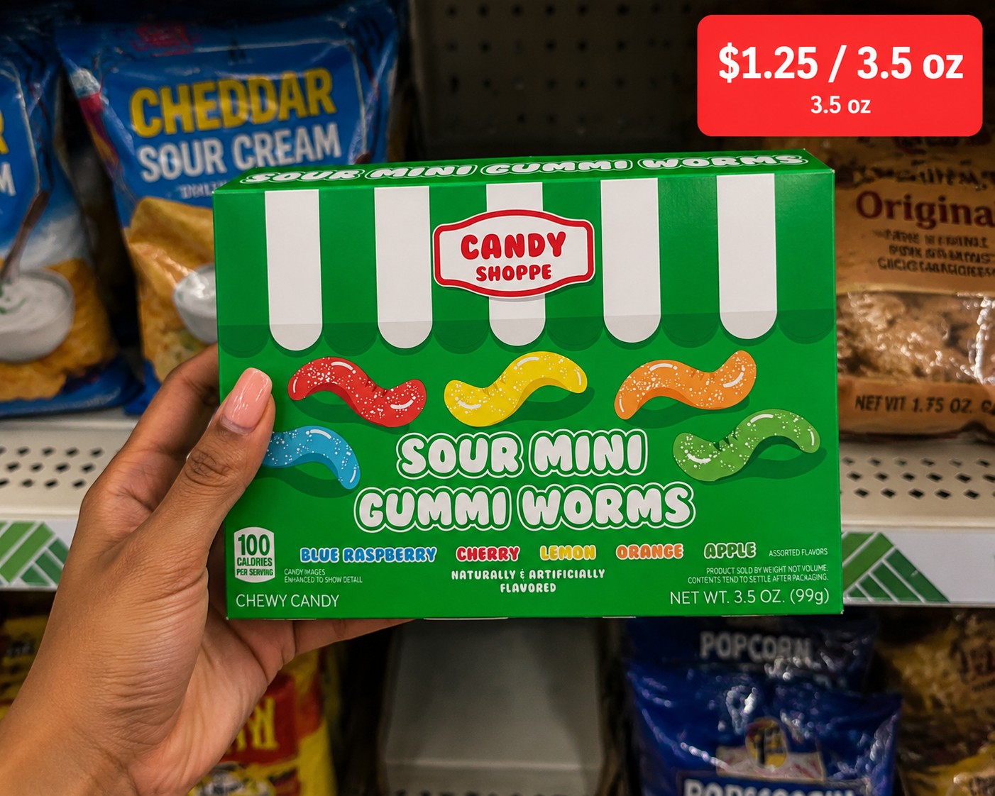 Candy Shoppe Sour Mini Gummi Worms