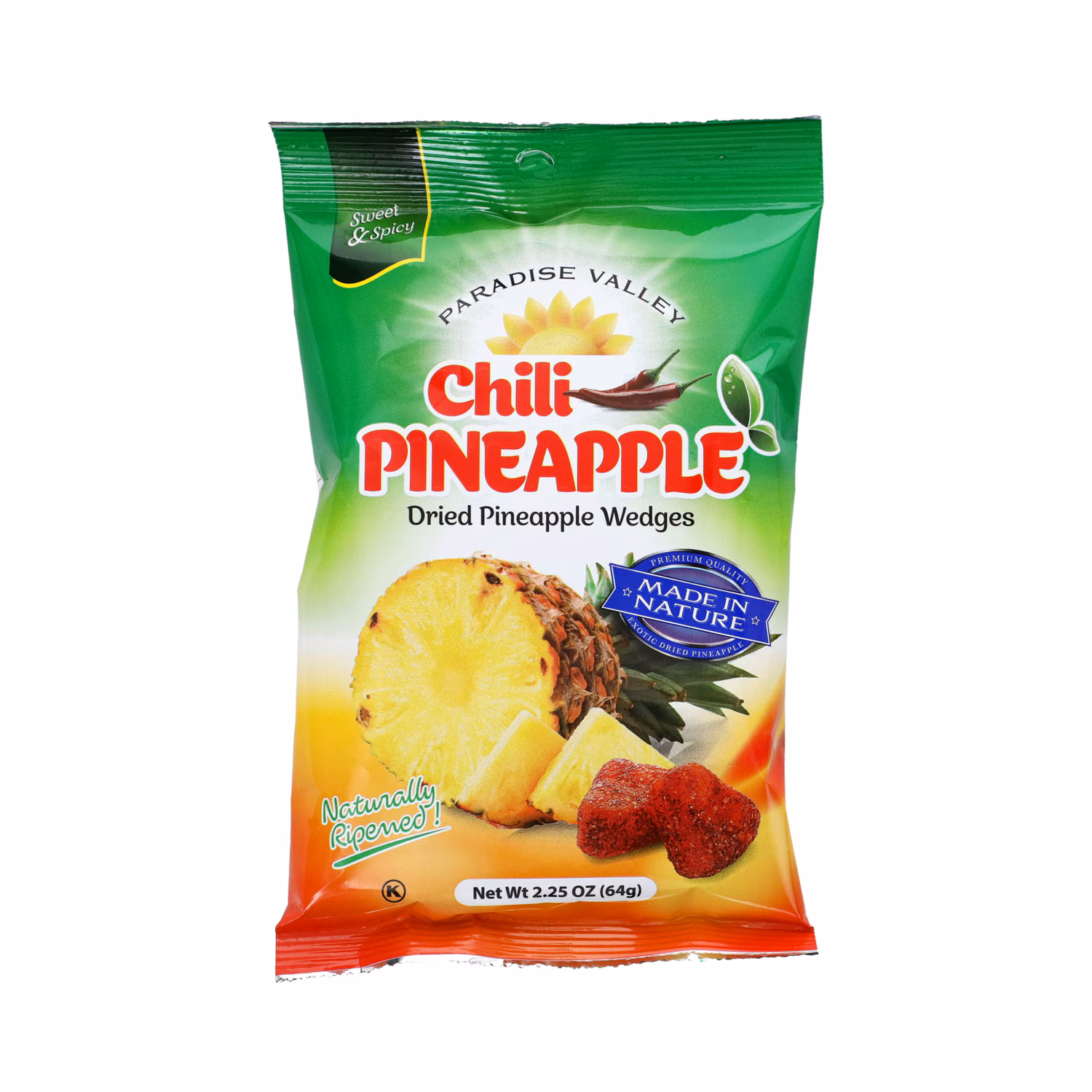 PARADISE VALLEY CHILI PINEAPPLE Dried Pineapple Wedges
