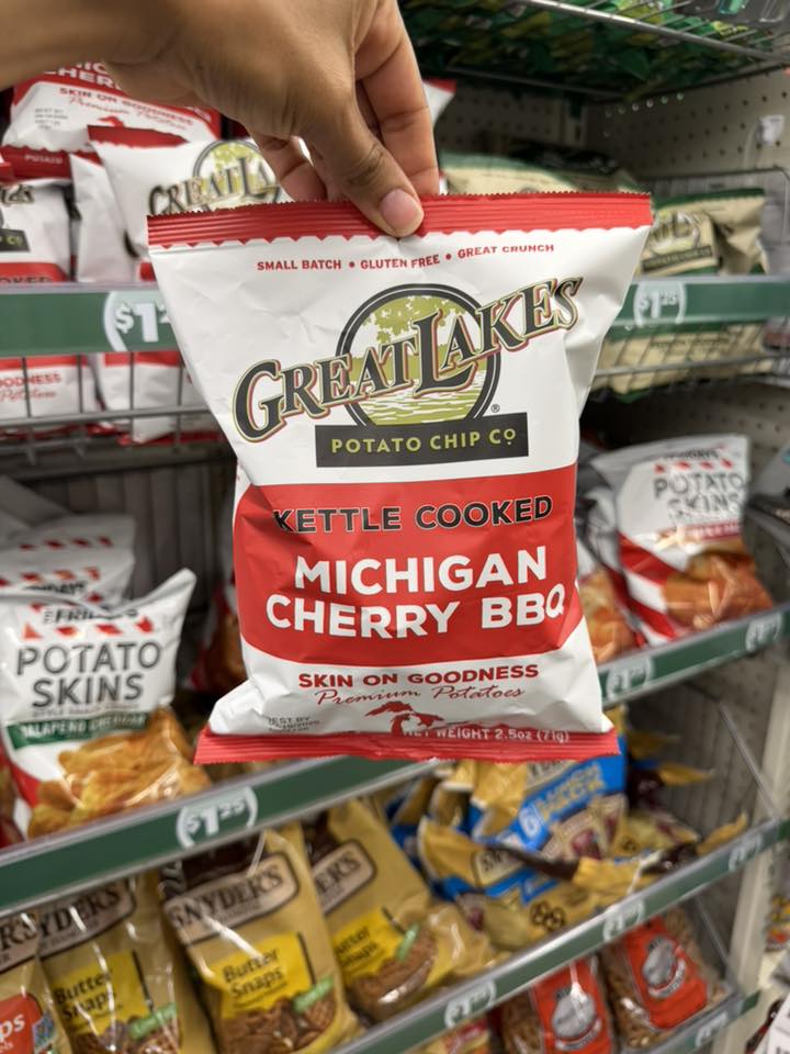 Great Lakes Potato Chip Co. Kettle Cooked Michigan Cherry BBQ