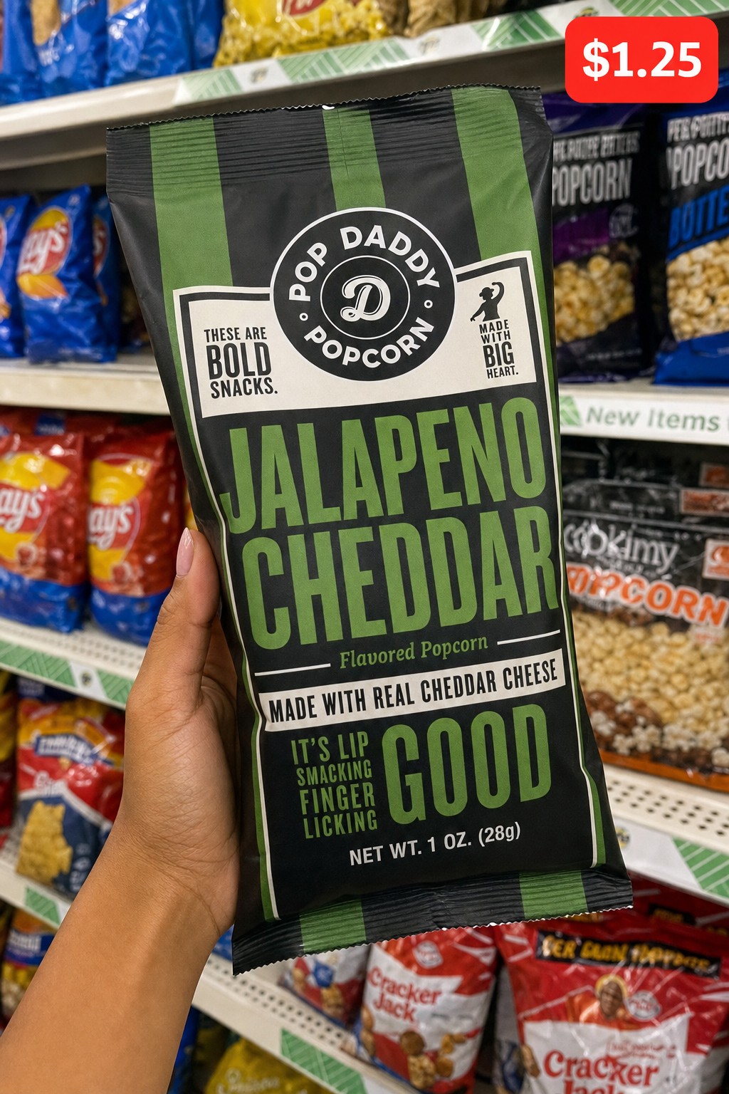 Pop Daddy Popcorn Jalapeno Cheddar
