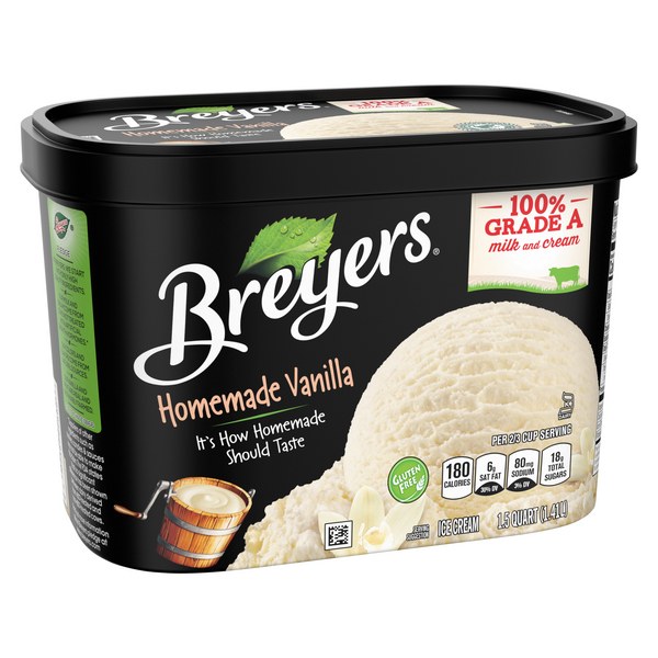Breyers Homemade Vanilla Ice Cream | $5.99 - Buy 1, Get 1 Free
