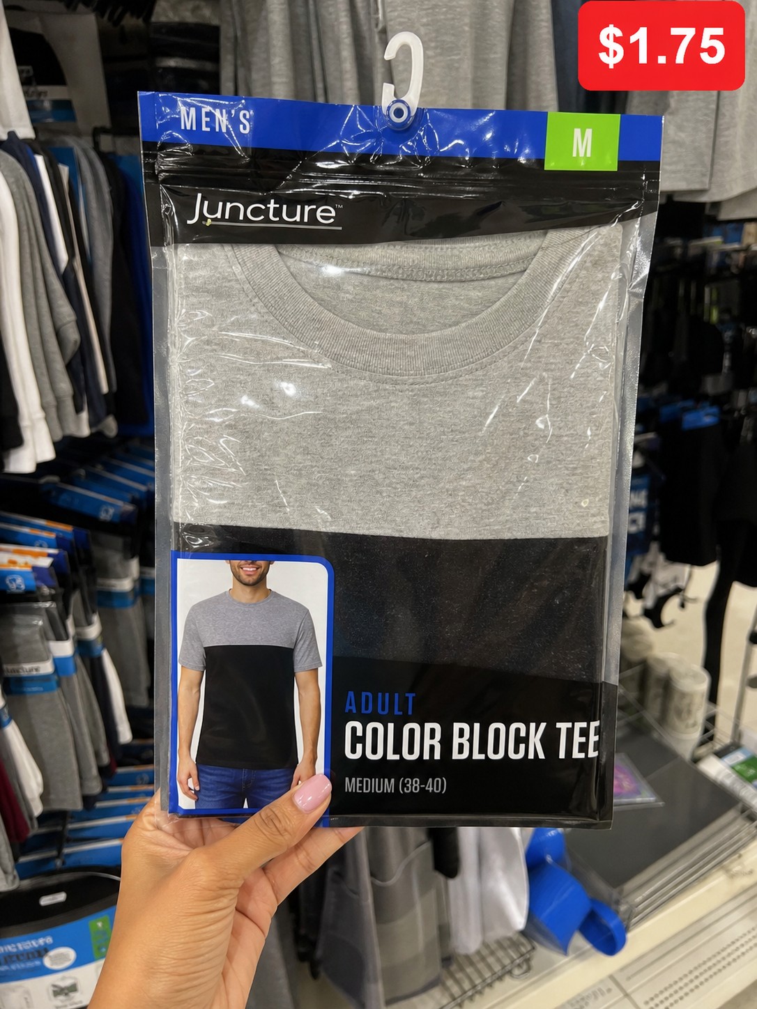 ADULT COLOR BLOCK TEE