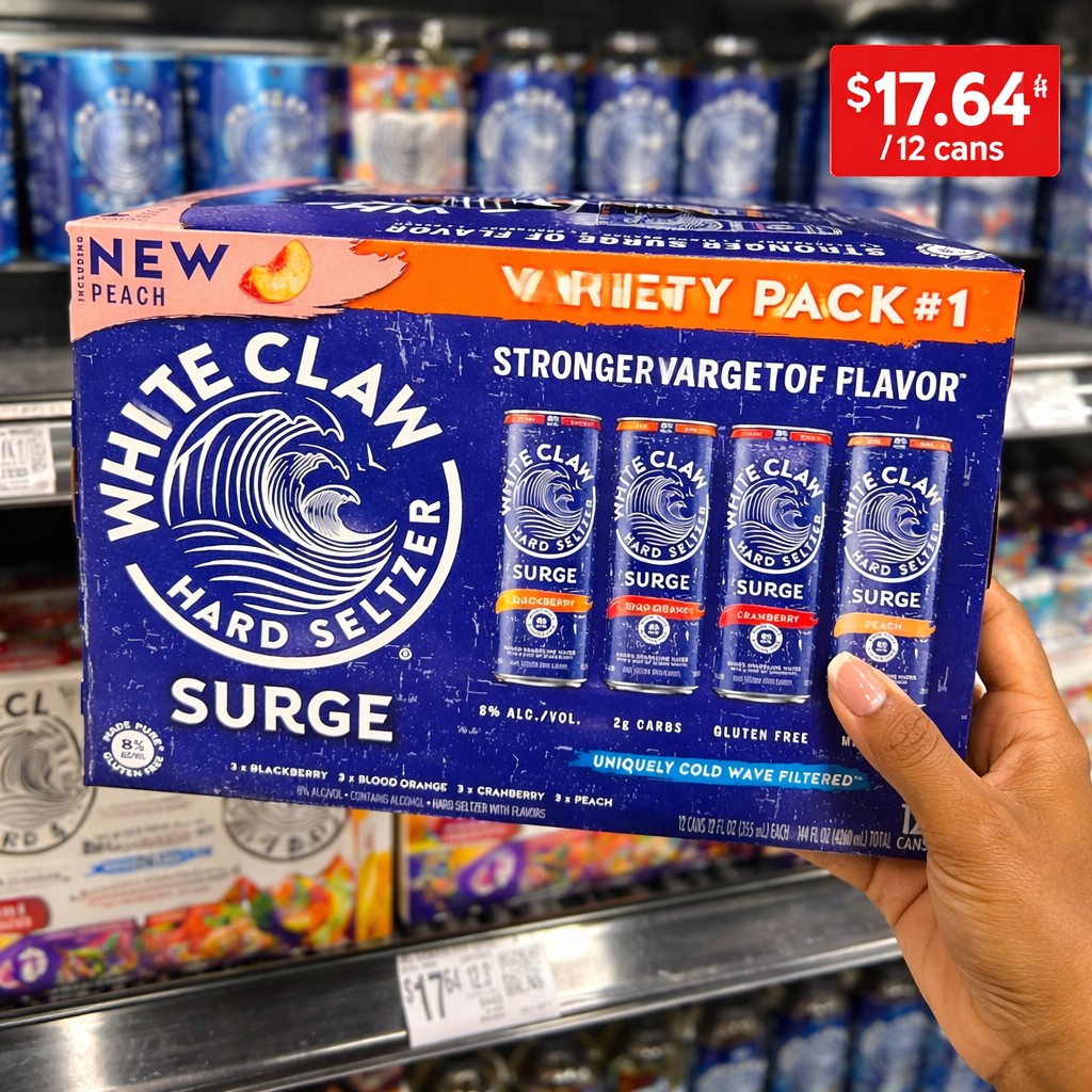 WHITE CLAW HARD SELTZER SURGE VARIETY PACK #1
