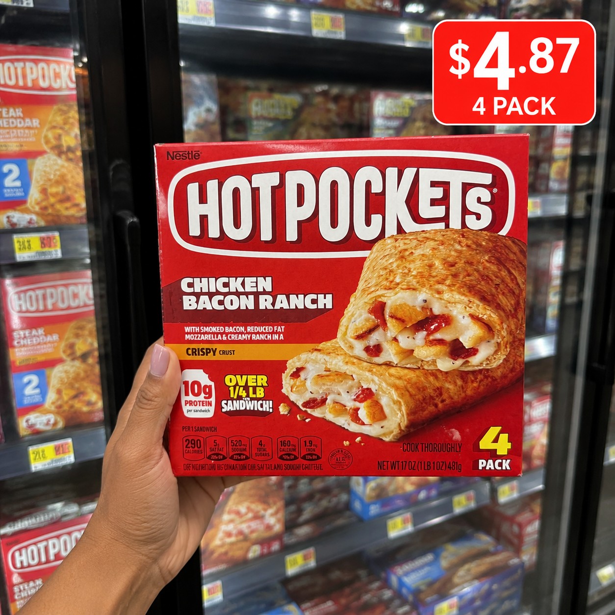 Nestle HOT POCKETS CHICKEN BACON RANCH
