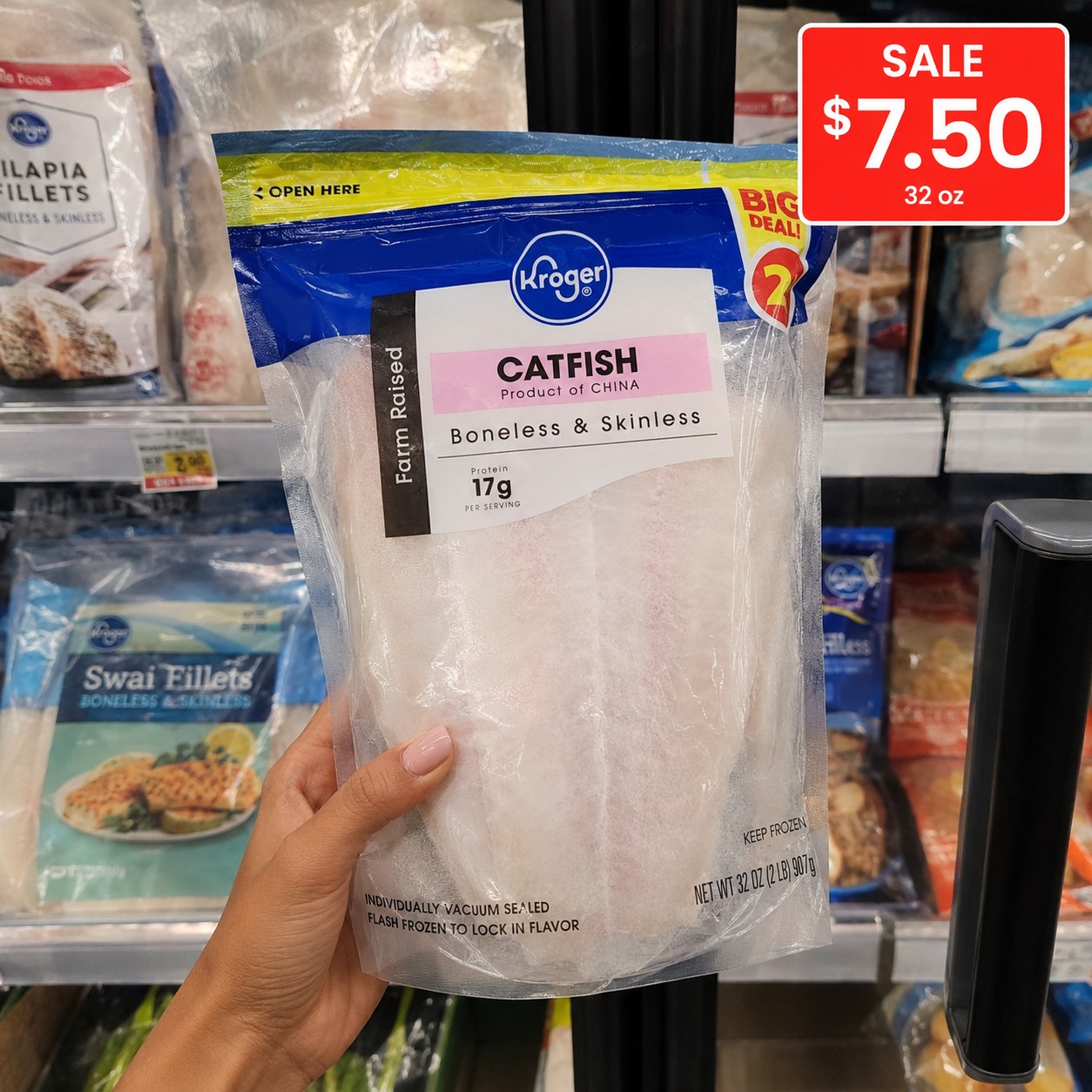 Kroger CATFISH Boneless & Skinless