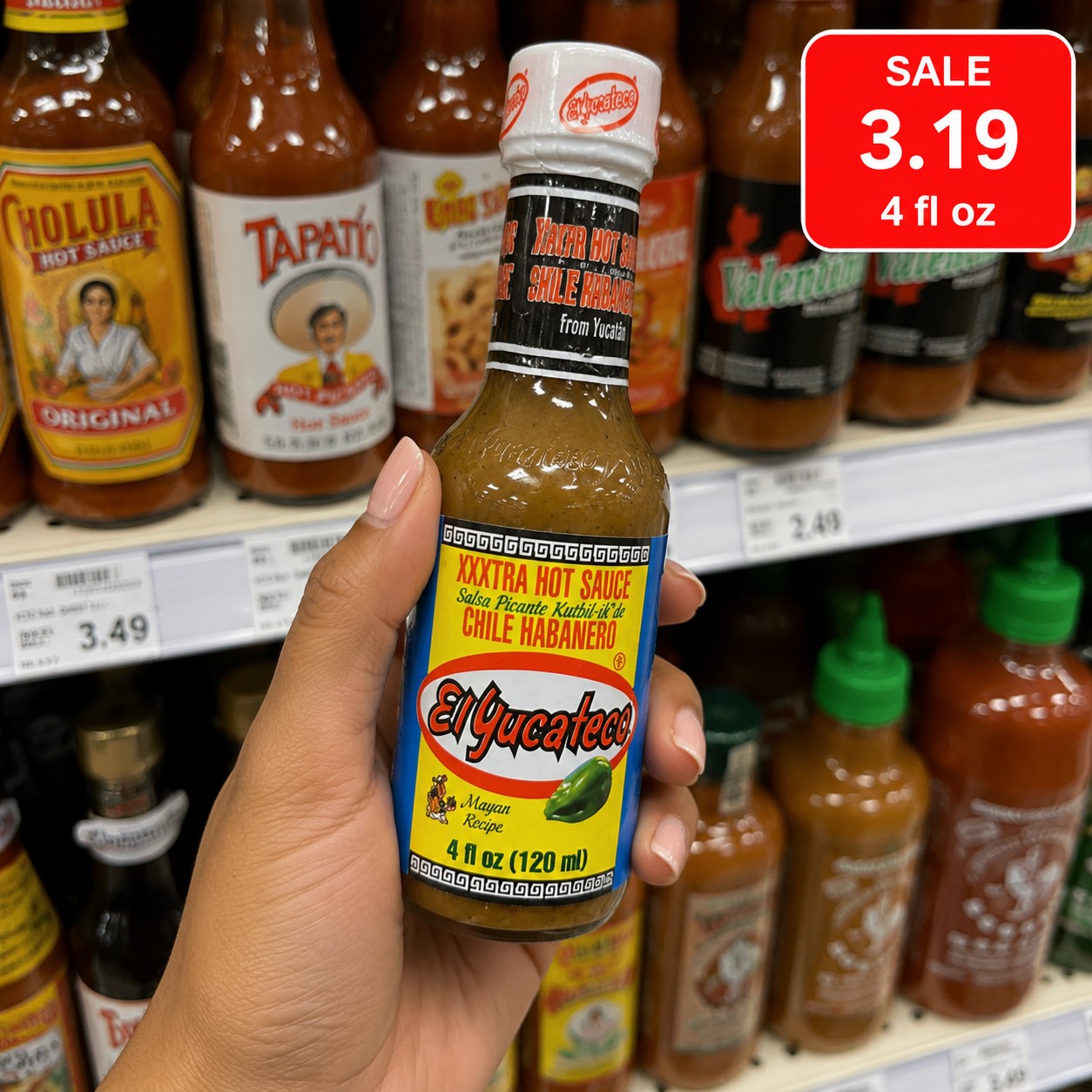 El Yucateco XXXTRA HOT SAUCE SALSA PICANTE KUTBIL-IK DE CHILE HABANERO