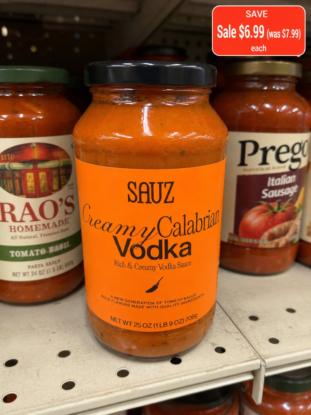 SAUZ Creamy Calabrian Vodka