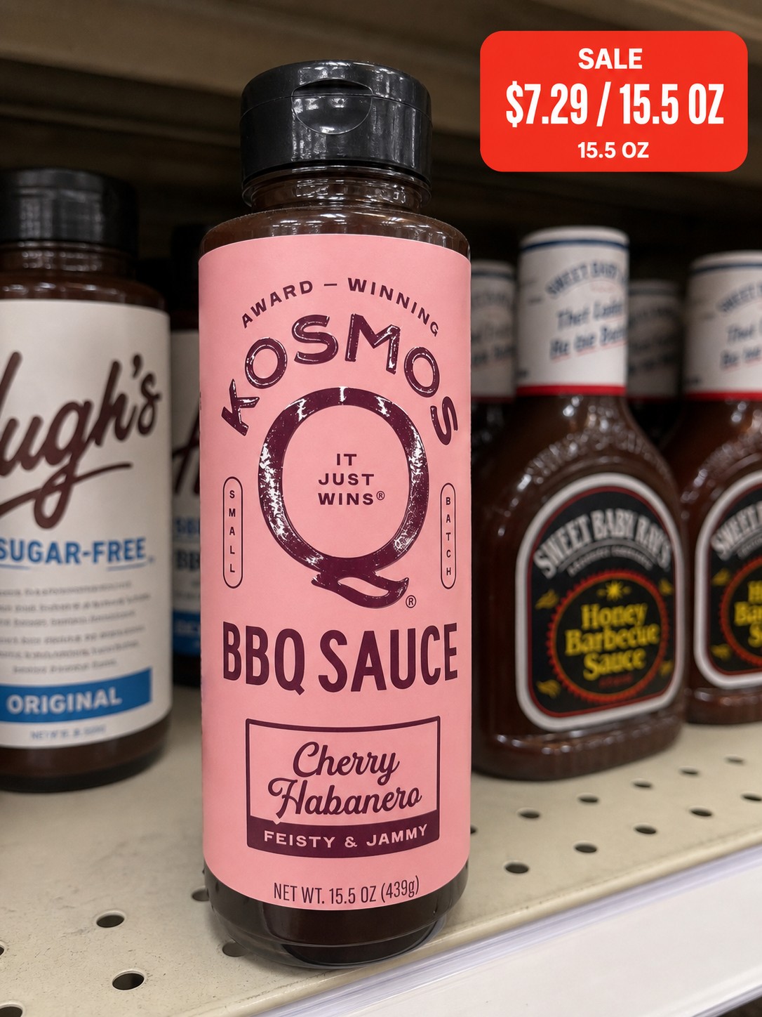 Kosmos Q BBQ Sauce Cherry Habanero