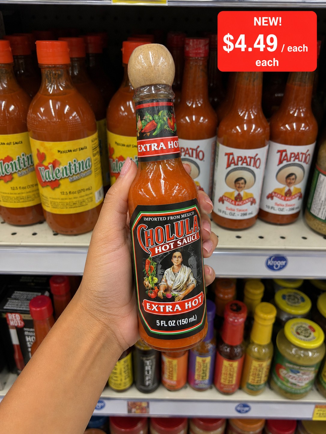 CHOLULA EXTRA HOT SAUCE