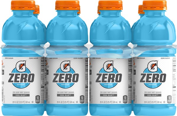 Gatorade Thirst Quencher, Zero Sugar, Cool Blue 8 Pack | $7.98 - $5.99