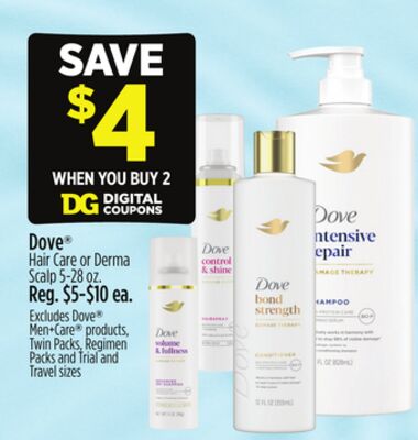 Dove® Hair Care or Derma Scalp