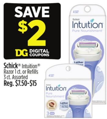 Schick® Intuition® Razor or Refills