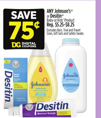 Johnson's® or Desitin® Baby or Kids' Product