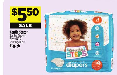 Gentle Steps® Jumbo Diapers