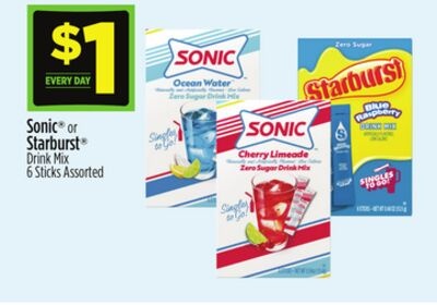 Sonic or Starburst Drink Mix