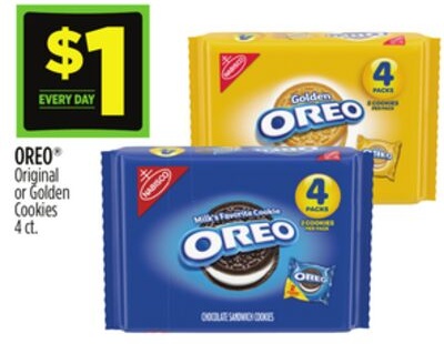 Oreo Original or Golden Cookies