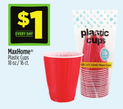 MaxHome Plastic Cups