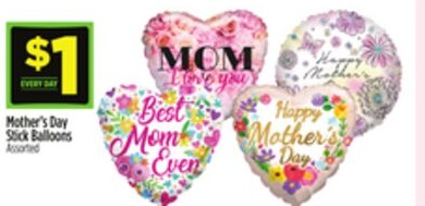Mother's Day Stick Balloons