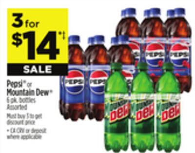 Pepsi® or Mountain Dew®