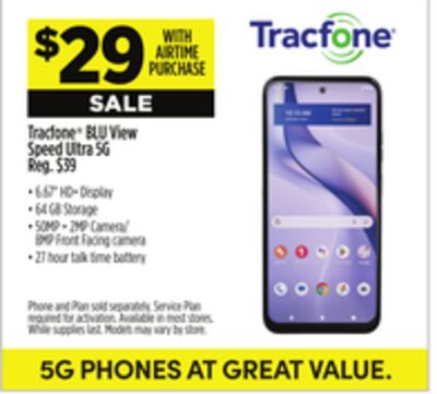 Tracfone® BLU View Speed Ultra 5G