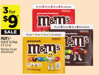 M&M's Grab N' Go Bags