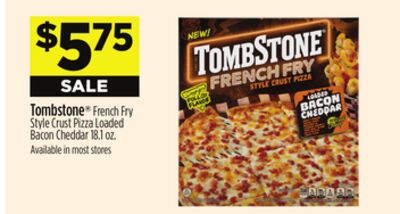 Tombstone® French Fry Style Crust Pizza Loaded Bacon Cheddar