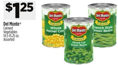 Del Monte® Canned Vegetables