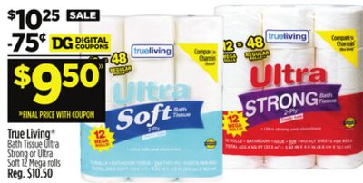 True Living® Bath Tissue