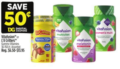 Vitafusion™ or L'il Critters™ Gummy Vitamins