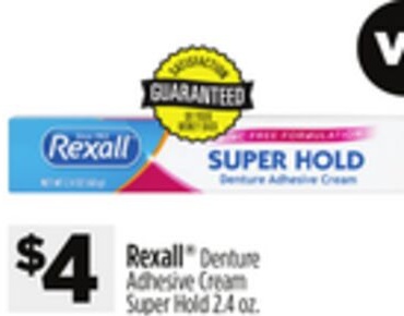 Rexall® Denture Adhesive Cream Super Hold