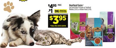 Heartland Farms® Cat Food Ship'N Shore or Seafood Medley or Kitten Food 2.4 lb.
