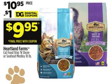 Heartland Farms® Cat Food Ship'N Shore or Seafood Medley