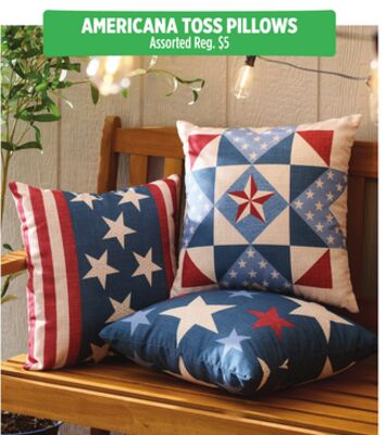 AMERICANA TOSS PILLOWS