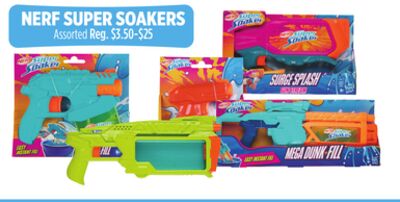 NERF SUPER SOAKERS