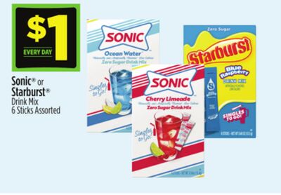 Sonic or Starburst Drink Mix