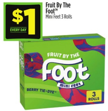 Fruit By The Foot Mini Feet