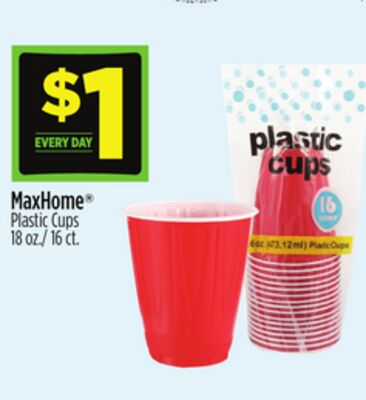 MaxHome Plastic Cups