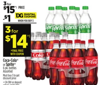 Coca-Cola® or Sprite®