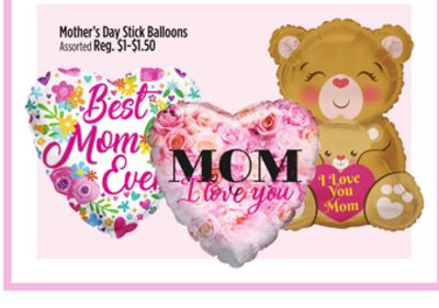Mother's Day Stick Balloons