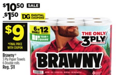 Brawny® 3 Ply Paper Towels