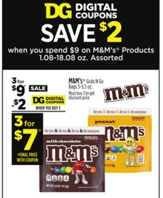 M&M's® Grab N Go Bags