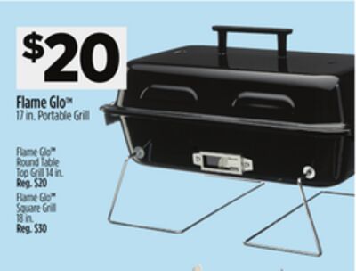 Flame Glo™ 17 in. Portable Grill